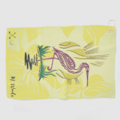 Gepersonaliseerde Pelican Bird Golf Handdoek (Horizontaal)