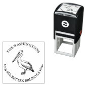 Gepersonaliseerde Pelican Retour Adres Stempelnaam Zelfinktende Stempel (In situ)