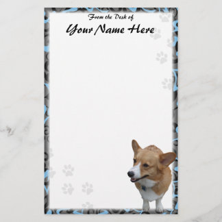 Gepersonaliseerde Pembroke Welsh Corgi Stationery  Briefpapier