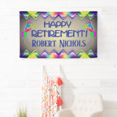 Gepersonaliseerde pensioenbanner spandoek (Insitu)