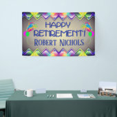 Gepersonaliseerde pensioenbanner spandoek (Beurs)