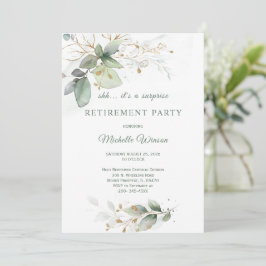 Gepersonaliseerde pensioenpartij Sjabloon Kaart