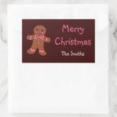 Gepersonaliseerde peperkoek Stickers (Tas)