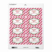 Gepersonaliseerde pepermuntenetiketten etiket (Full Sheet)