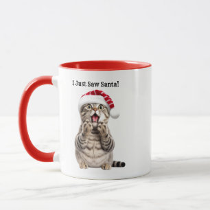 Gepersonaliseerde Per Lover Cat Christmas Mok