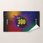 Gepersonaliseerde perfecte 300-game Bowling handdo Handdoek (Handdoek)