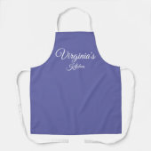 Gepersonaliseerde Periwinkle Apron Schort (Voorkant)