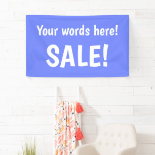 Gepersonaliseerde Periwinkle Sale Banner