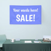 Gepersonaliseerde Periwinkle Sale Banner (Beurs)