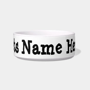 Gepersonaliseerde Pet Bowl (medium) Voerbakje