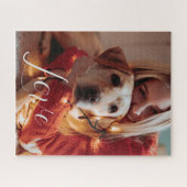 Gepersonaliseerde Pet Dog Photo Script Legpuzzel (Horizontaal)