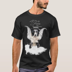 Gepersonaliseerde Pet Memorial Border Collie Dog T-shirt