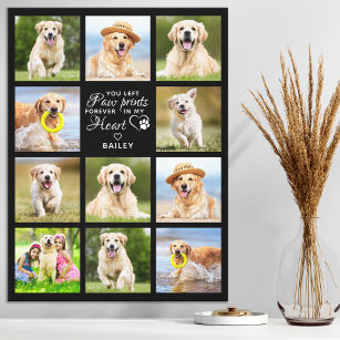 Gepersonaliseerde Pet Memorial Gift Pet Loss Keepo Canvas Afdruk