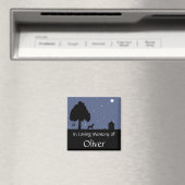 Gepersonaliseerde Pet Memorial Magnet Magneet (Insitu (Vaatwasser))