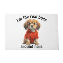 Gepersonaliseerde Pet Photo Boss Dog