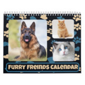 Gepersonaliseerde Pet Photo Calendar Kalender (Hoes)