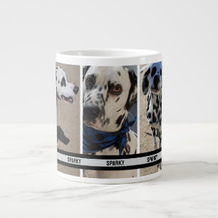 Gepersonaliseerde Pet Photo Collage Mobiele Telefo Extra Grote Beker