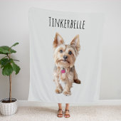 Gepersonaliseerde Pet Photo Fleece Deken
