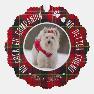 Gepersonaliseerde Pet Xmas Tree Memorial Ornament