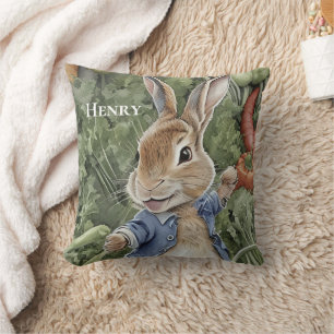Gepersonaliseerde Peter Rabbit Beatrix Potter Nurs Kussen