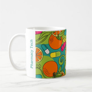 Gepersonaliseerde Pharmacy Mok Retro Sinaasappels