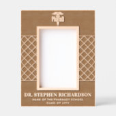 Gepersonaliseerde PharmD Doctor of Pharmacy Afstud Gegraveerde Lijstjes (Voorkant)