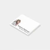 Gepersonaliseerde Photo Business Arched Lijst Post-it® Notes (Schuin)