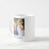 Gepersonaliseerde Photo Cup Custom Text Grandpa Af Koffiemok (Voorkant links)