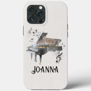 Gepersonaliseerde Piano Telefoonhoes iPhone 13 Pro Max Hoesje