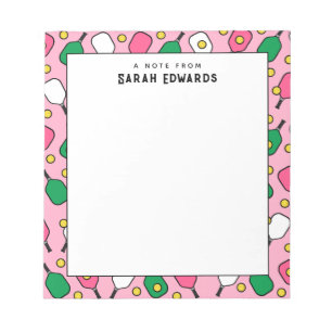 Gepersonaliseerde Pickleball cadeau-ideeën Notitieblok