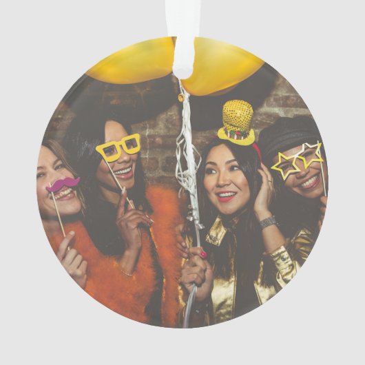 Gepersonaliseerde Pickleball Ornament met Custom Y (achterkant)