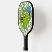 Gepersonaliseerde pickleball paddle met augurk-the (Links)