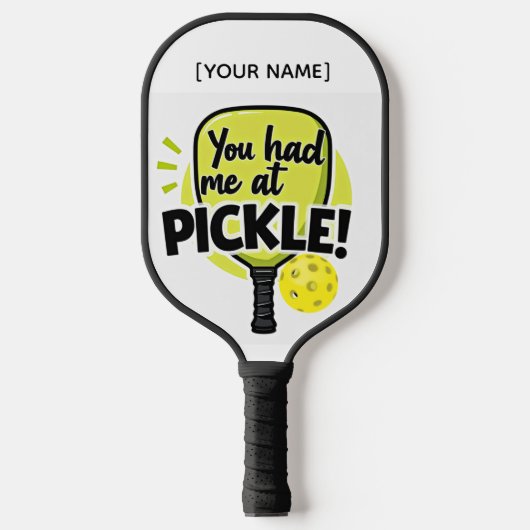 Gepersonaliseerde Pickleball Paddle-Yellow-Style#0 Paddle (Voorkant)