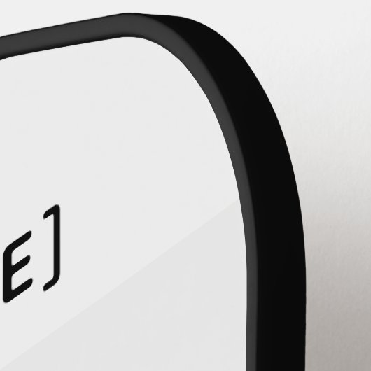 Gepersonaliseerde Pickleball Paddle-Yellow-Style#0 Pickleball Paddle (Links Detail)