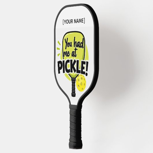 Gepersonaliseerde Pickleball Paddle-Yellow-Style#0 Pickleball Paddle (Links)