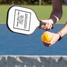 Gepersonaliseerde Pickleball Paddles,