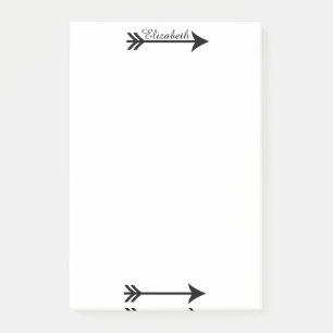Gepersonaliseerde pijl post-it® notes