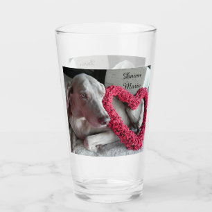 Gepersonaliseerde pijn in het hart van de regen - glas