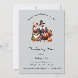 Gepersonaliseerde Pilgrim Fathers Thanksgiving Kaart