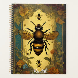 Gepersonaliseerde planner bijenhouder cadeau honin