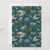 Gepersonaliseerde planner - Deep Blauwgroen Kaart (Voorkant)