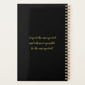 Gepersonaliseerde planner van de agenda voor geome (Achterkant)