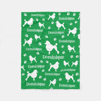 Gepersonaliseerde Poedel Deken Custom Hondenliefhe