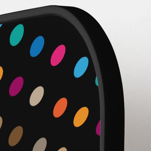 Gepersonaliseerde poka Dots Laten we eerst eens ki Pickleball Paddle (Links Detail)