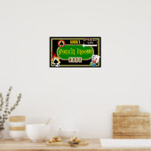 Gepersonaliseerde poker Room Decor Poster (Keuken)