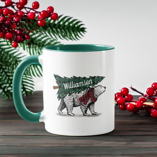 Gepersonaliseerde  Polar Beer Tree Levering Mok