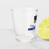 Gepersonaliseerde Politie Pensioen Viering Shot Glas (Links)