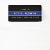 Gepersonaliseerde Politie Pensioen Viering Spandoek (Insitu)