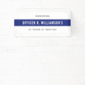 Gepersonaliseerde Politie Pensioen Viering Spandoek (Insitu)