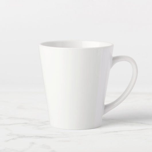 Gepersonaliseerde pompoen patch witte pompoen herf latte mok (Rechts)